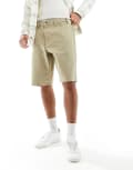 [Dickies] Dickies duck canvas shorts in light tan-Neutral W36 SW DESERT SAND