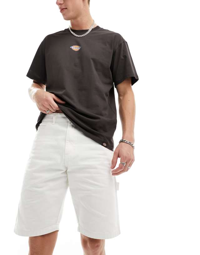 Dickies - duck canvas shorts in off white