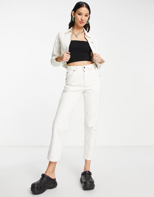 Dickies - Duck Canvas - Timmermansbroek in wit 
