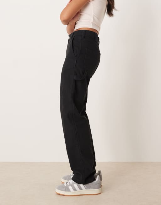 Dickies - Duck Canvas - Timmermansbroek met wijde pijpen in zwart, 2 van 5