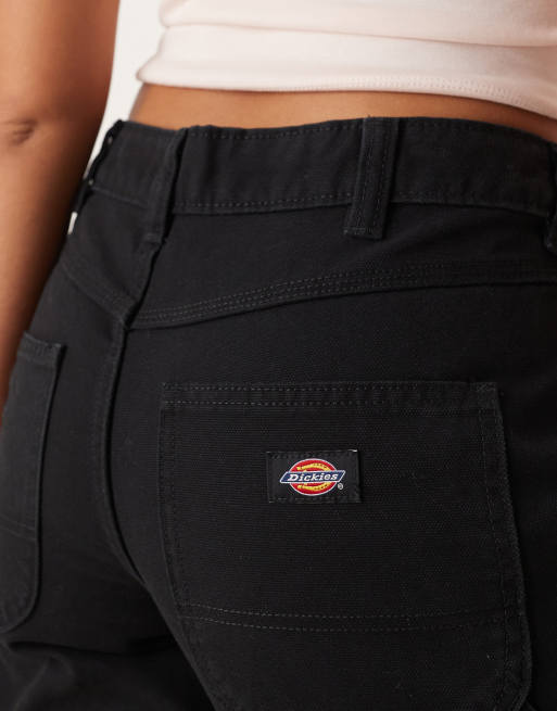 Dickies - Duck Canvas - Timmermansbroek met wijde pijpen in zwart, 4 van 5