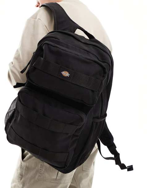 Dickies duck canvas utility backpack in black - view 1