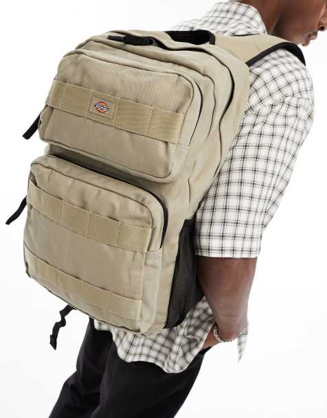 Dickies duck canvas utility backpack in sand - view 1
