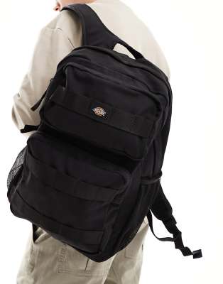 Dickies - Duck Canvas - Utility-Rucksack aus Leinen in Schwarz