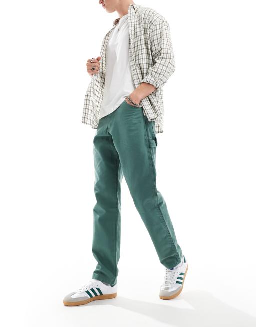 Dickies Duck carpenter pants in green