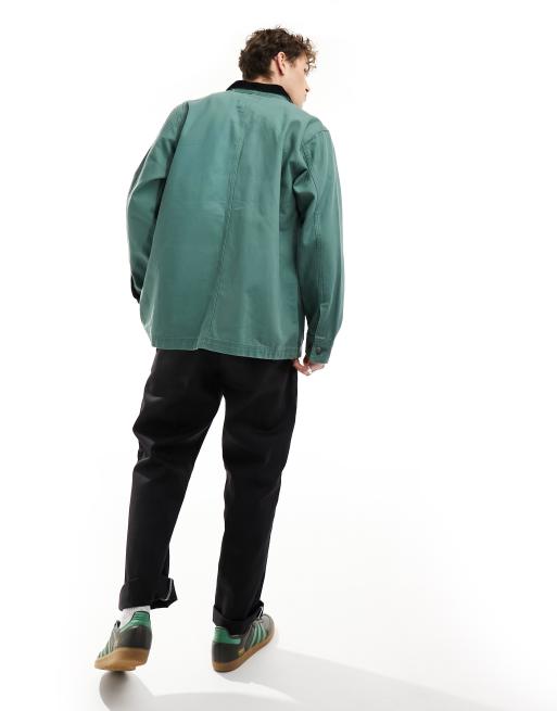 Dickies - Duck Chore - Giacca in tela verde scuro sfoderata , 2 di 4