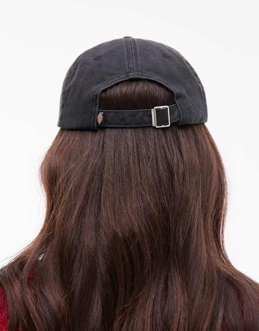 Dickies – Duck – Dad-Kappe in verwaschenem Schwarz mit farblich abgestimmtem, mittigem Logo, 3 von 3