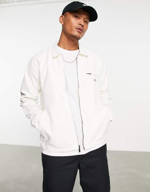 Dickies Duck Jacke aus Canvas in WeiB ASOS