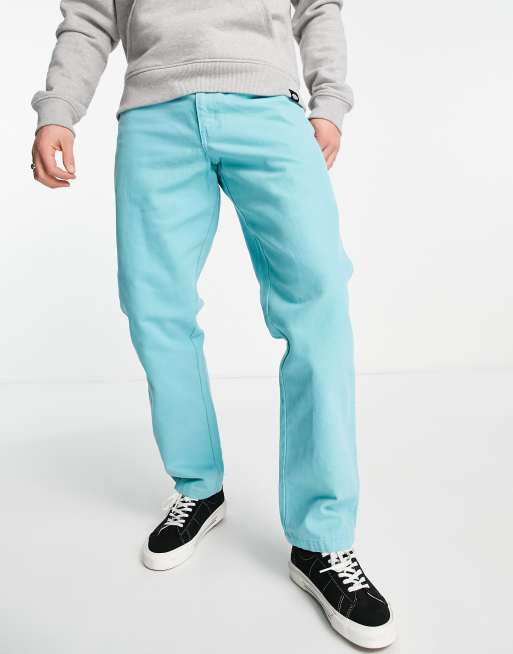 Dickies – Duck – Niebieskie płócienne spodnie 