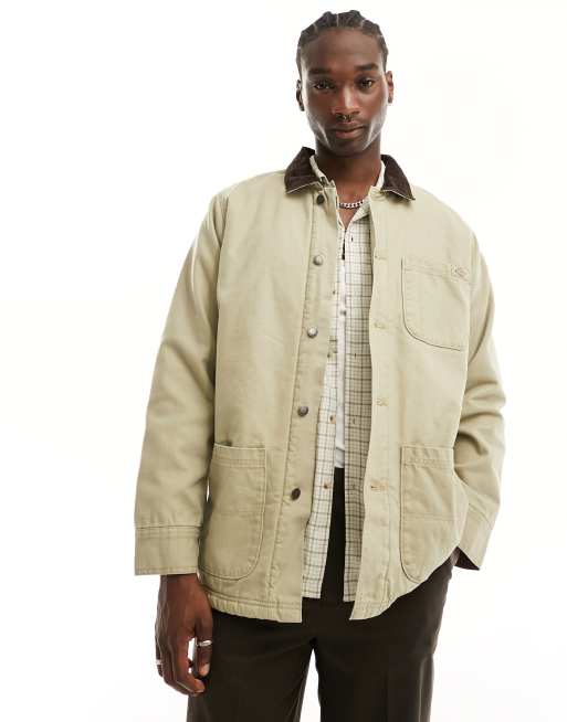 Dickies – Duck – Piaskowa płócienna kurtka w stylu roboczym z efektem sprania, 2 z 4
