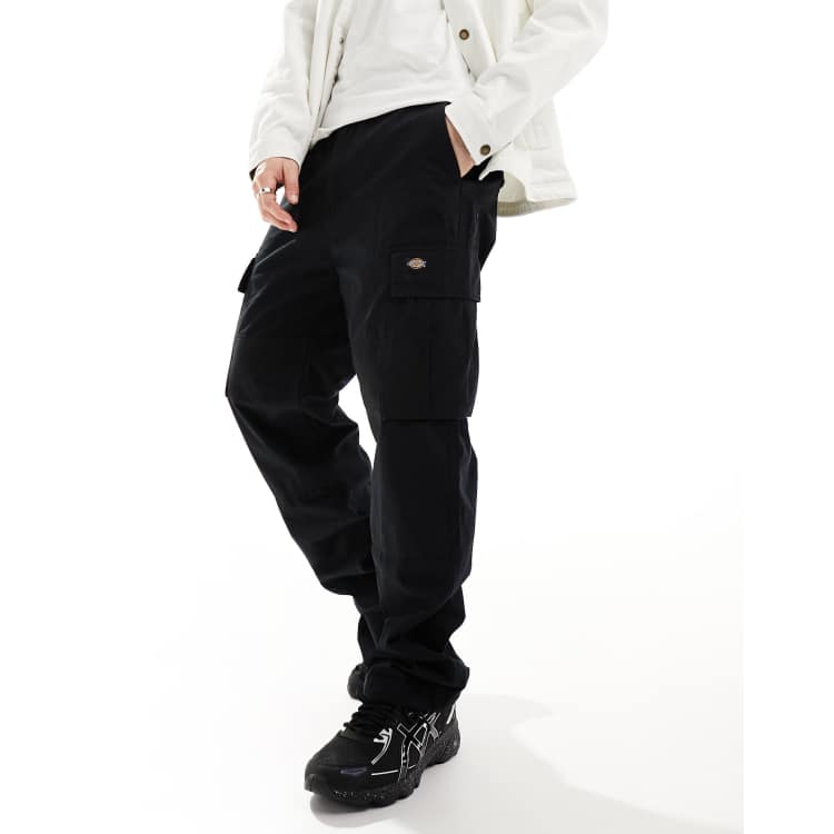 Dickies eagle bend cargo trousers zip in black