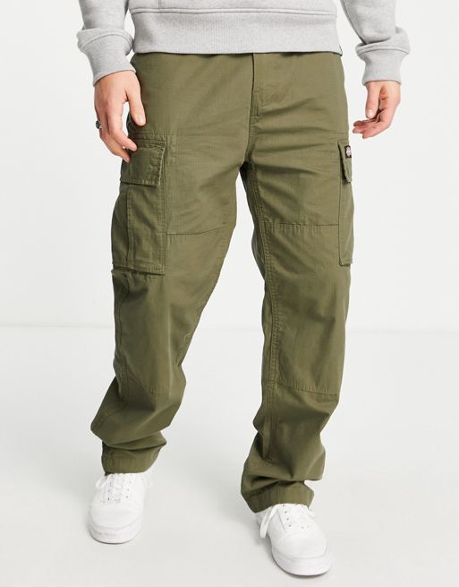 Dickies Eagle Bend trousers in military green | ASOS