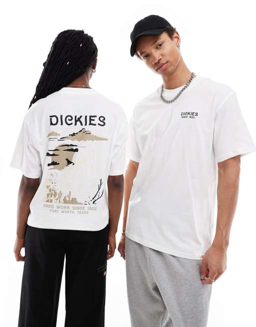 Dickies – Eagle Point – T-Shirt in Weiß mit Print hinten, exklusiv bei ASOS