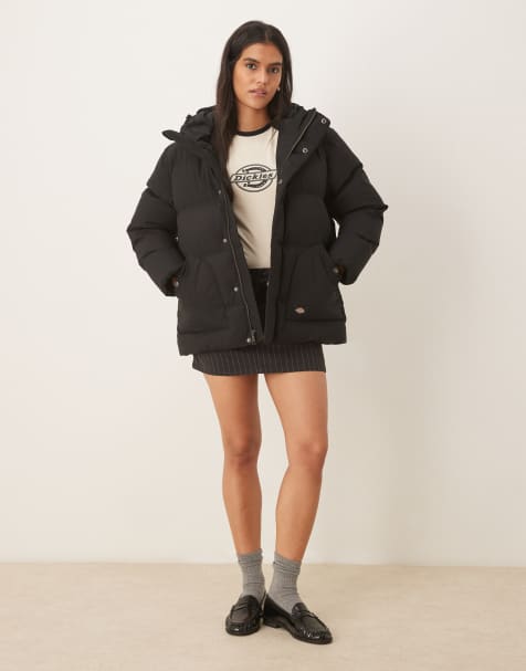 Dickies - Eagleville - Doudoune à capuche - Noir - view 1