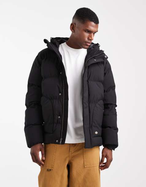 Dickies Eagleville hooded puffer jacket in black - view 1