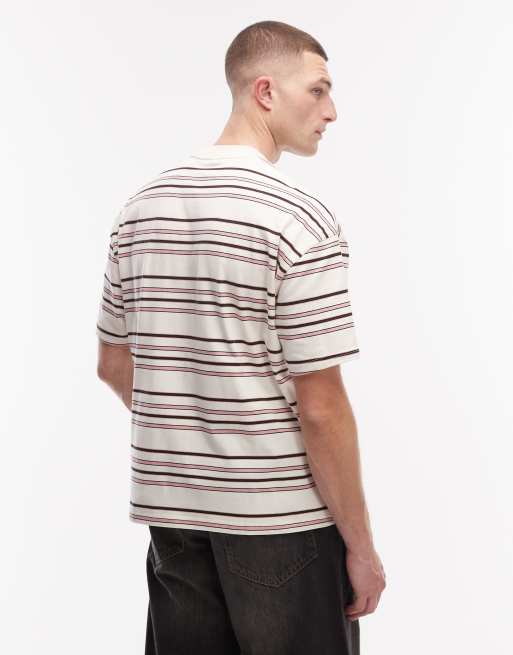 Dickies - East Liberty - T-shirt rayé - Blanc cassé, 3 de 5
