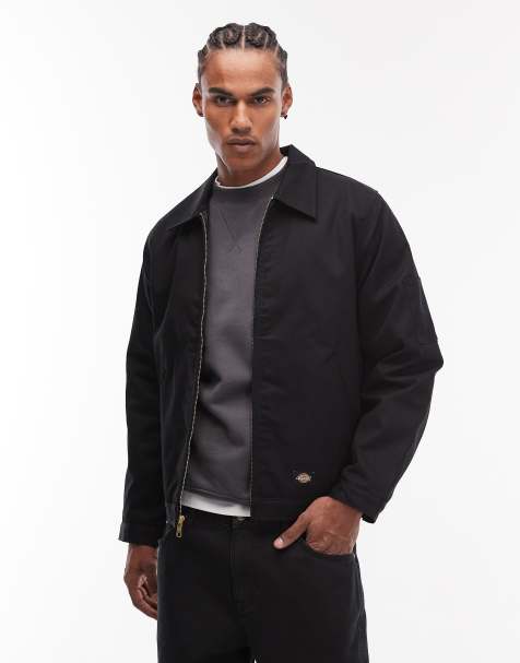 Dickies – Eisenhower – Czarna kurtka z podszewką - view 1