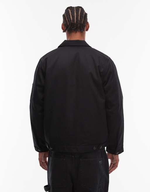 Dickies – Eisenhower – Gefütterte Jacke in Schwarz, 3 von 5