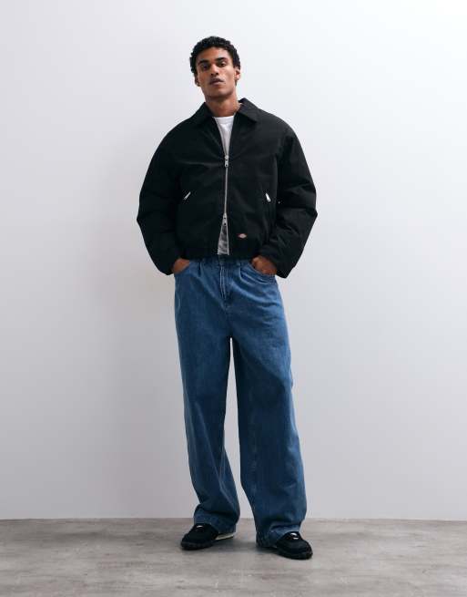 Dickies Eisenhower puffer jacket in black, 3 of 5