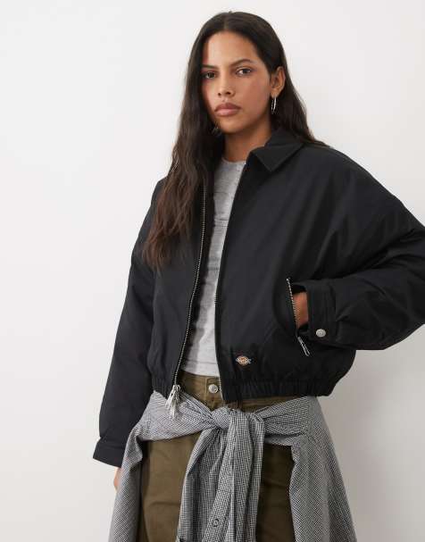 Dickies Eisenhower puffer jacket in black - view 1