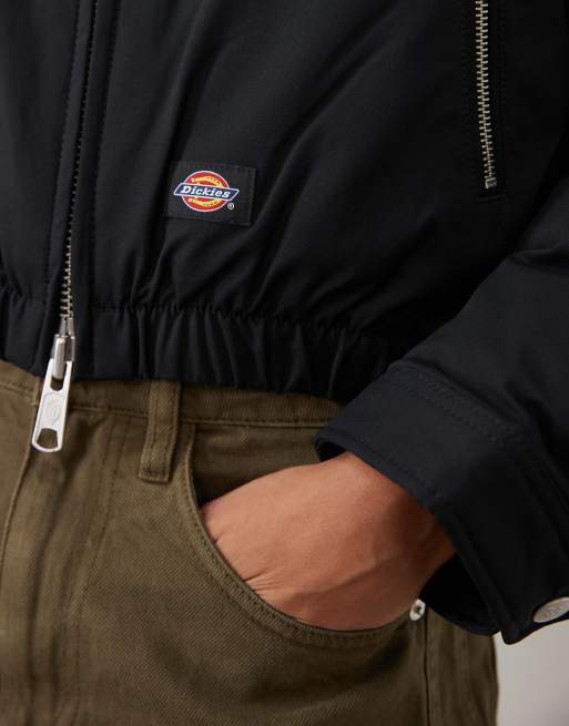 Dickies Eisenhower puffer jacket in black, 3 of 4