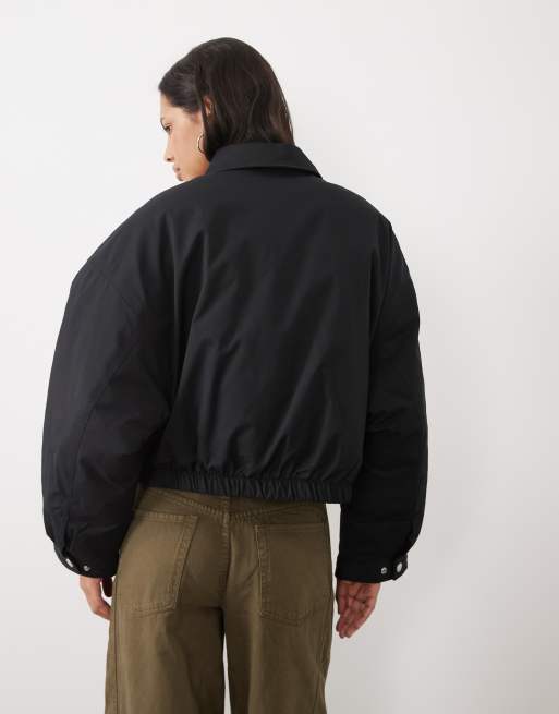 Dickies Eisenhower puffer jacket in black, 4 of 4