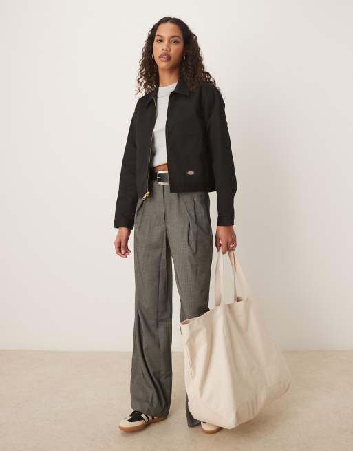 Dickies – Eisenhower – Ungefütterte Cropped Jacke in Schwarz, 2 von 4