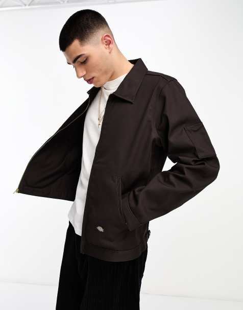 Dickies – Eisenhower – Ungefütterte Jacke in Dunkelbraun - view 1
