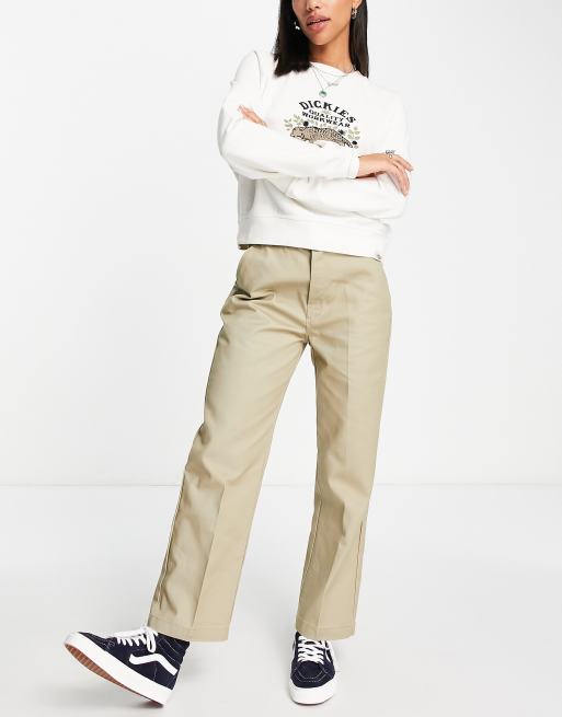 Dickies Elizaville Pants Off white, Women