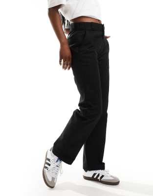 Dickies Elizaville straight fit pants in black