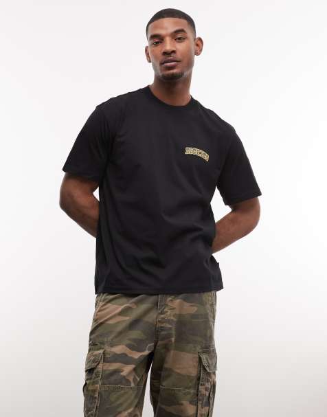 Dickies - Elk Ridge - T-shirt nera con stampa sul retro - In esclusiva per ASOS - view 1