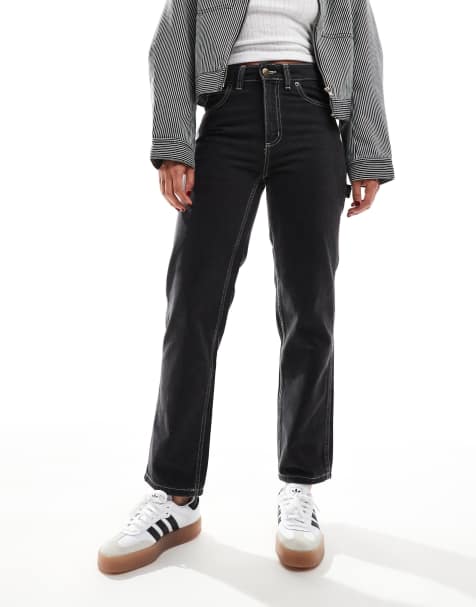 Dickies - Ellendale - Jean droit - Noir délavé - view 1