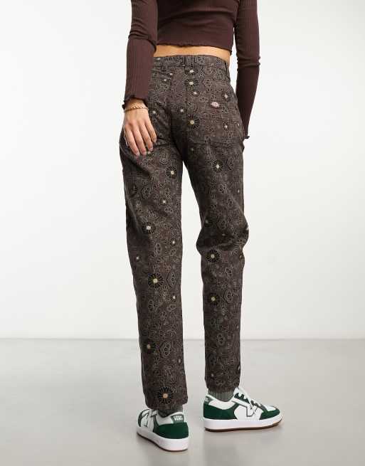 Women's Ellis Floral Duck Canvas Pants - Dickies US