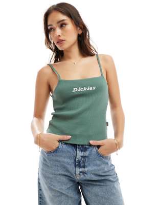 Enterprise cami top in sage-Green