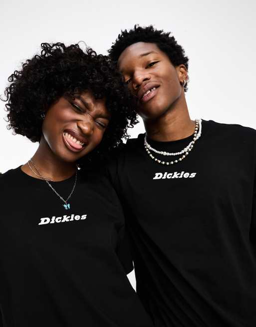 Dickies enterprise oversized t shirt with central logo in black ASOS