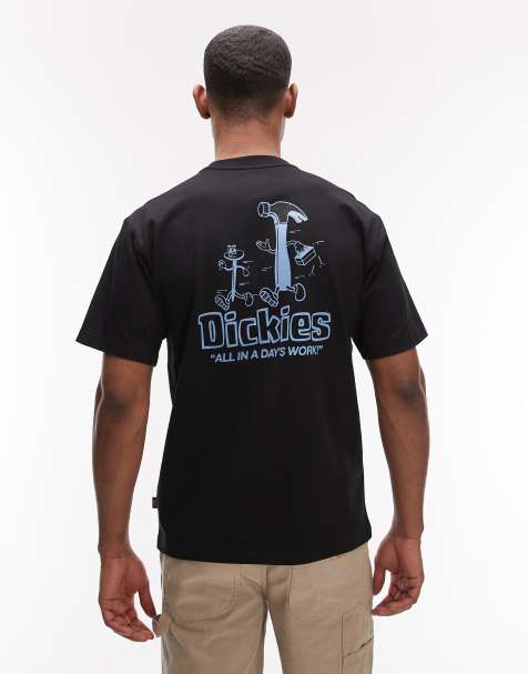 Dickies – Fairlawn – Czarny T-shirt z nadrukiem na plecach - view 1