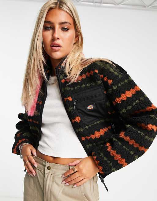 Dickies – Falkville – Czarna bluza z polarowym wykończeniem