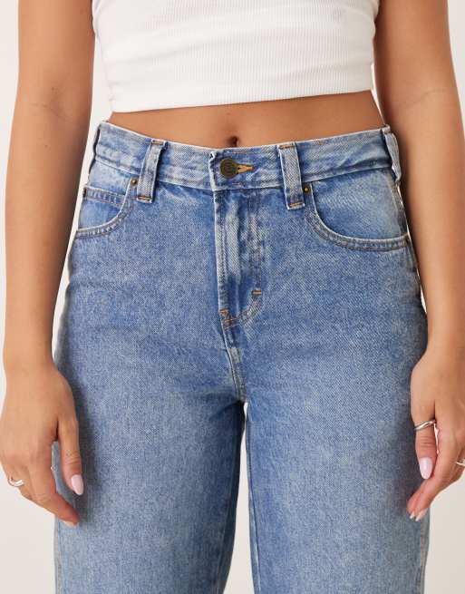 Dickies farner baggy fit two tone faded denim jeans in rinsed blue, 5 of 5