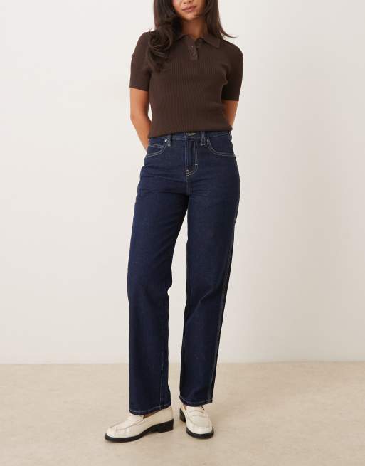 Dickies - Farner - Jean baggy bicolore - Indigo foncé
