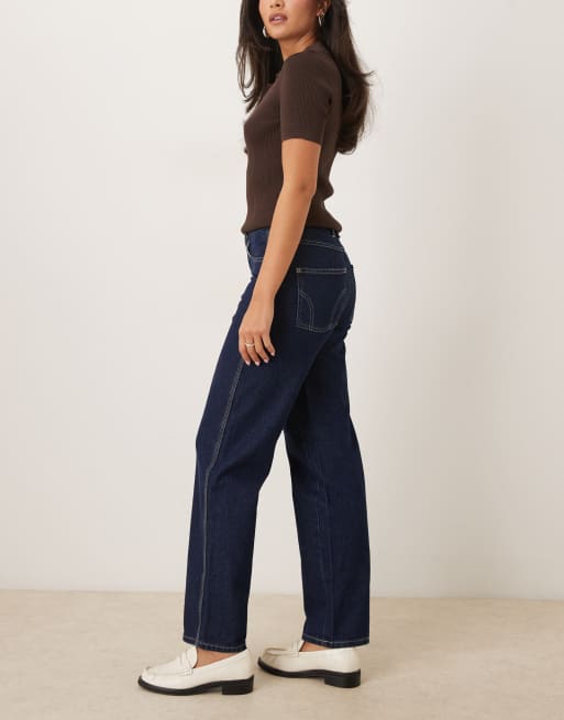 Dickies - Farner - Jeans vestibilità ampia in due tonalità indaco scuro, 2 di 5