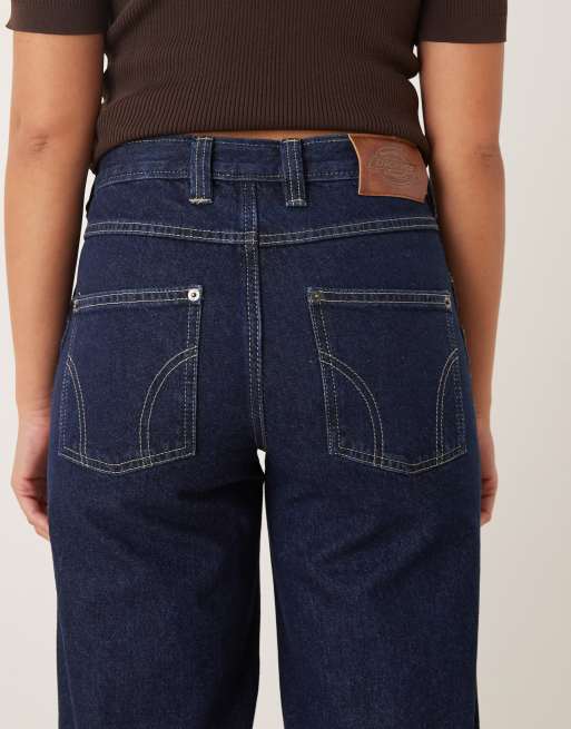 Dickies – Farner – Luźne jeansy w ciemnym odcieniu indygo, 4 z 5