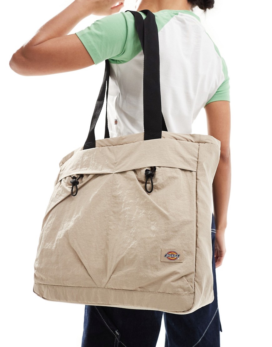 Dickies fisherville tote bag in sand-Neutral
