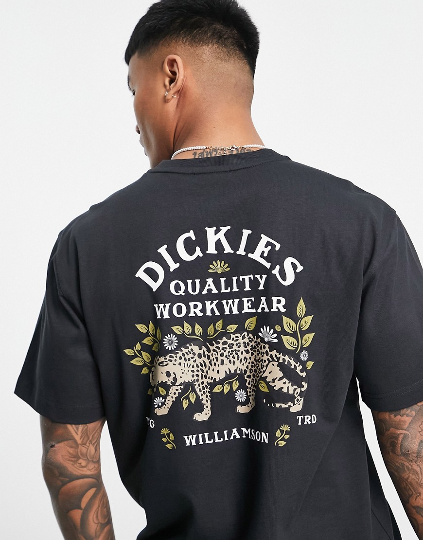 Dickies Fort Lewis back print t-shirt in black