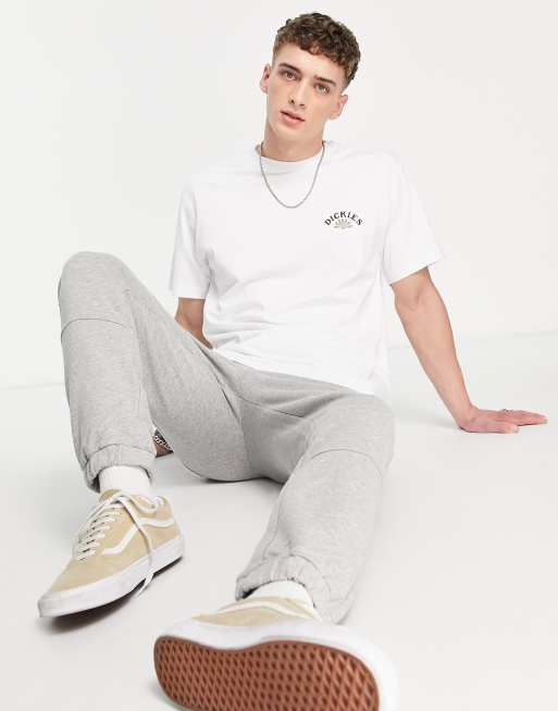 Dickies – Fort Lewis – Biały T-shirt z nadrukiem na plecach , 3 z 4