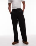 [Dickies] Dickies Fort Smith canvas baggy pants in black W40 BLACK