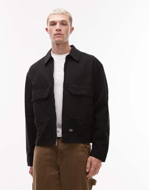 Dickies Fort Smith trucker jacket in black - view 1