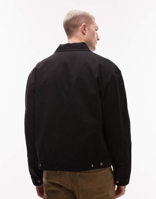Dickies fort smith trucker jacket in black, 3 of 5