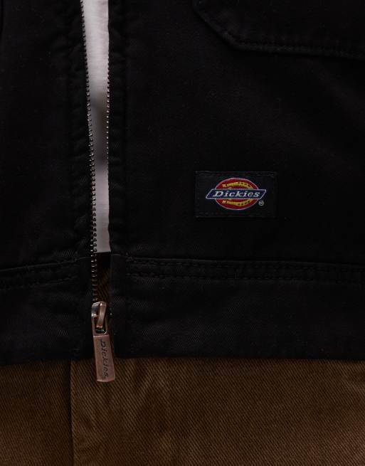 Dickies fort smith trucker jacket in black, 5 of 5
