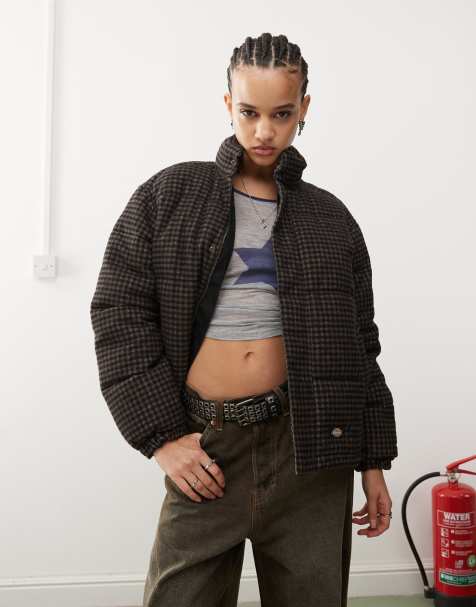 Dickies – Frenchtown – Steppjacke in Braun - view 1