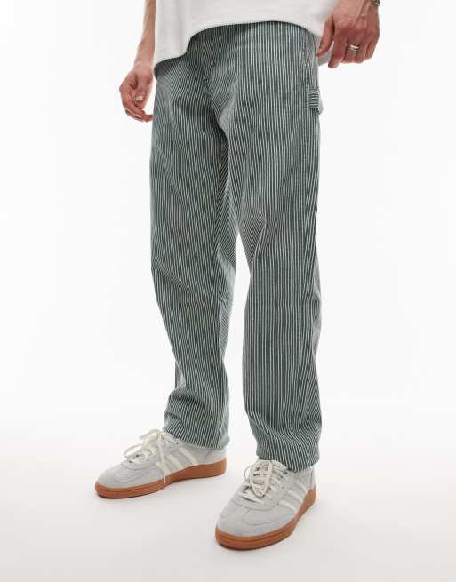 福袋 オンライン pants striped Hickory Garyville Dickies in ASOS | green パンツ